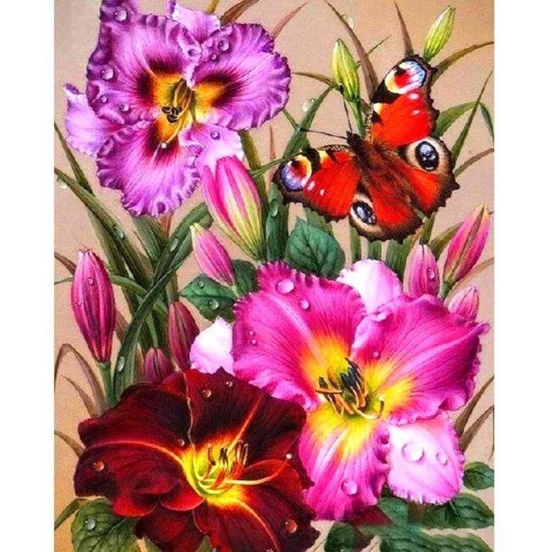 
                  
                    Flowe Butterfly Diamond Painting Kit
                  
                
