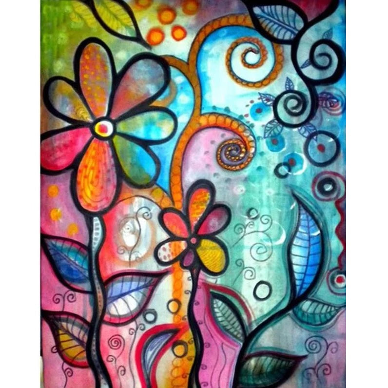 
                  
                    Flower Ikon Diamond Painting Kit
                  
                