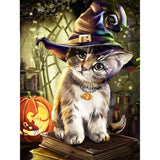 Halloween Cat - Diamond Painting Kit