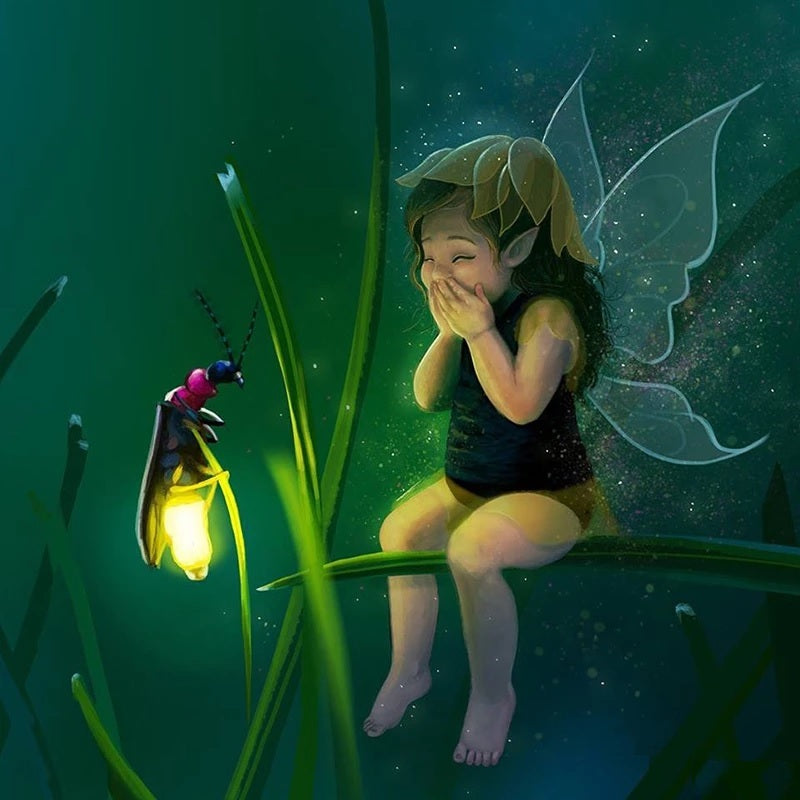 Innocent Butterfly Fairy - Diamond Painting Kit