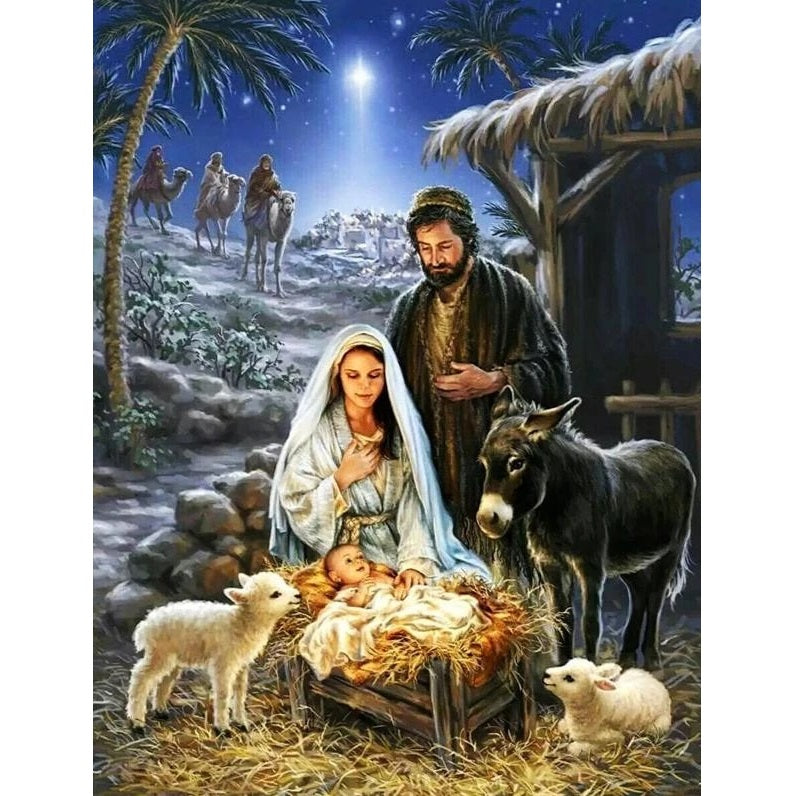 Jesus Christ Birth - Diamond Painting Kit