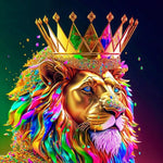 Lion Emperor  - Diamond Painting Kit