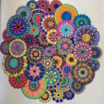 Multiflower Mandala - Diamond Painting Kit
