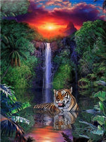 Scenic Waterfall - Diamond Painting Kit