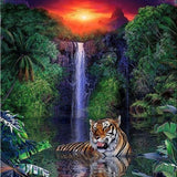 Scenic Waterfall - Diamond Painting Kit