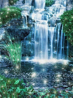 Scenic Waterfall - Diamond Painting Kit