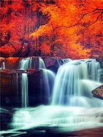 Scenic Waterfall - Diamond Painting Kit