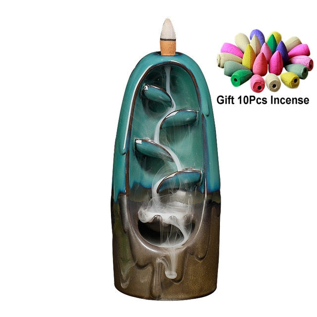 ZEN Mountain Waterfall Incense Holder