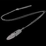 Long Feather Necklace