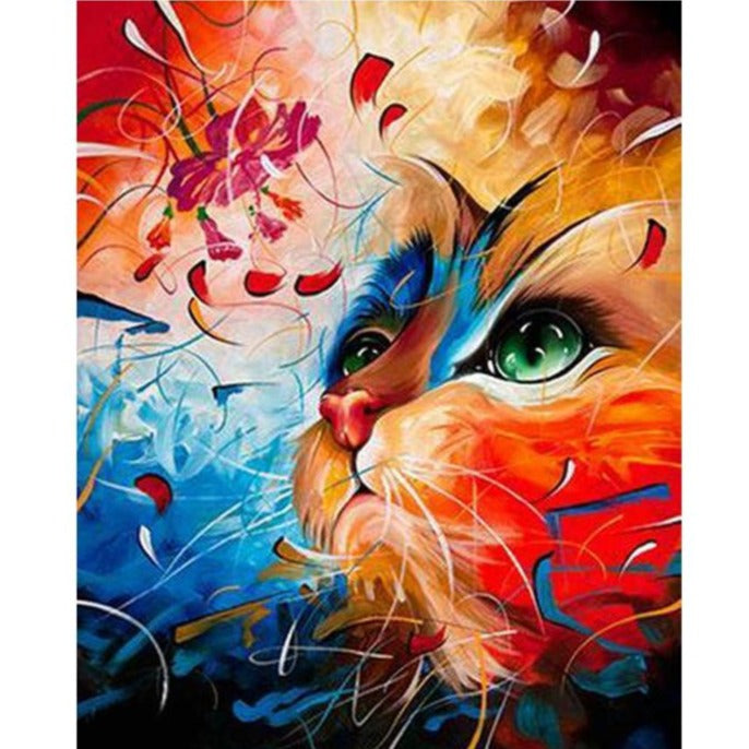 Cat Strokes - Paint By Number Kit