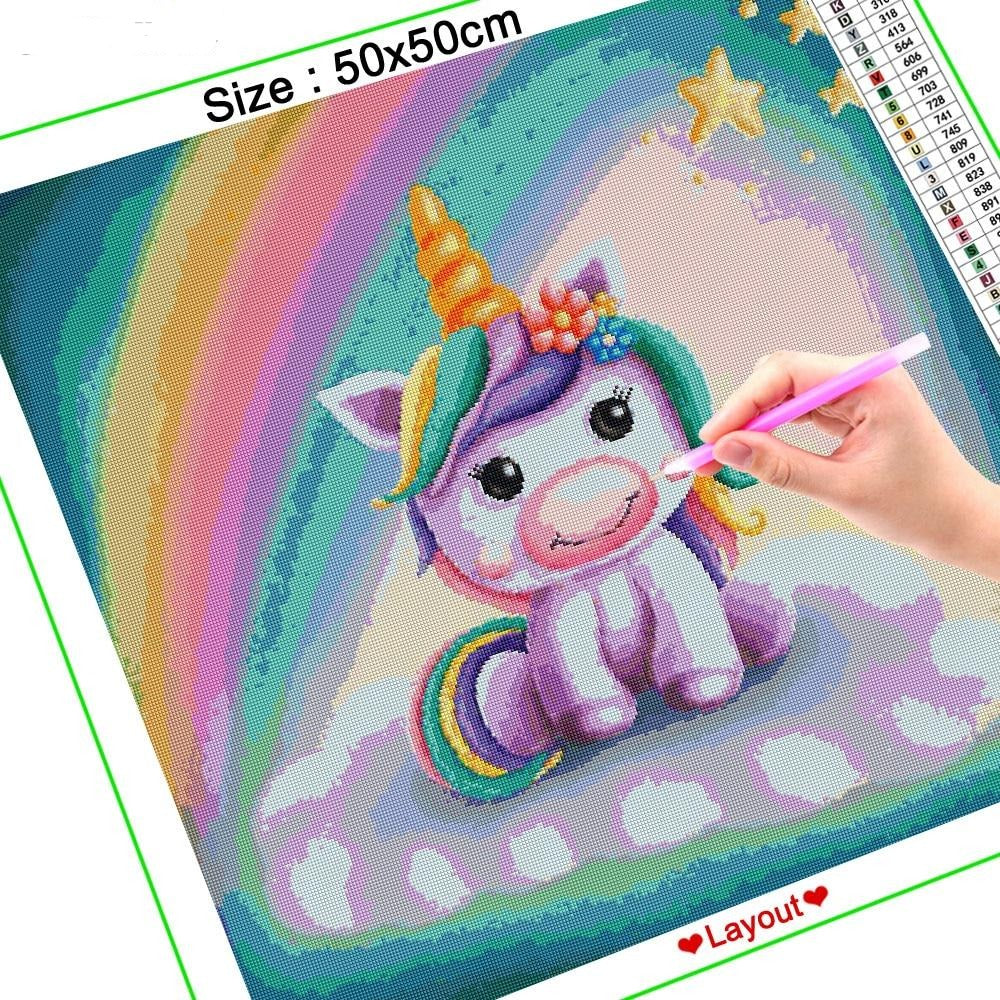 Cute Unicorn - Diamond Painting Kit