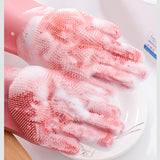 Dishwashing Silicone cleaning gloves