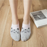 Cartoon Animal Women Ankle Socks (5 Pairs)