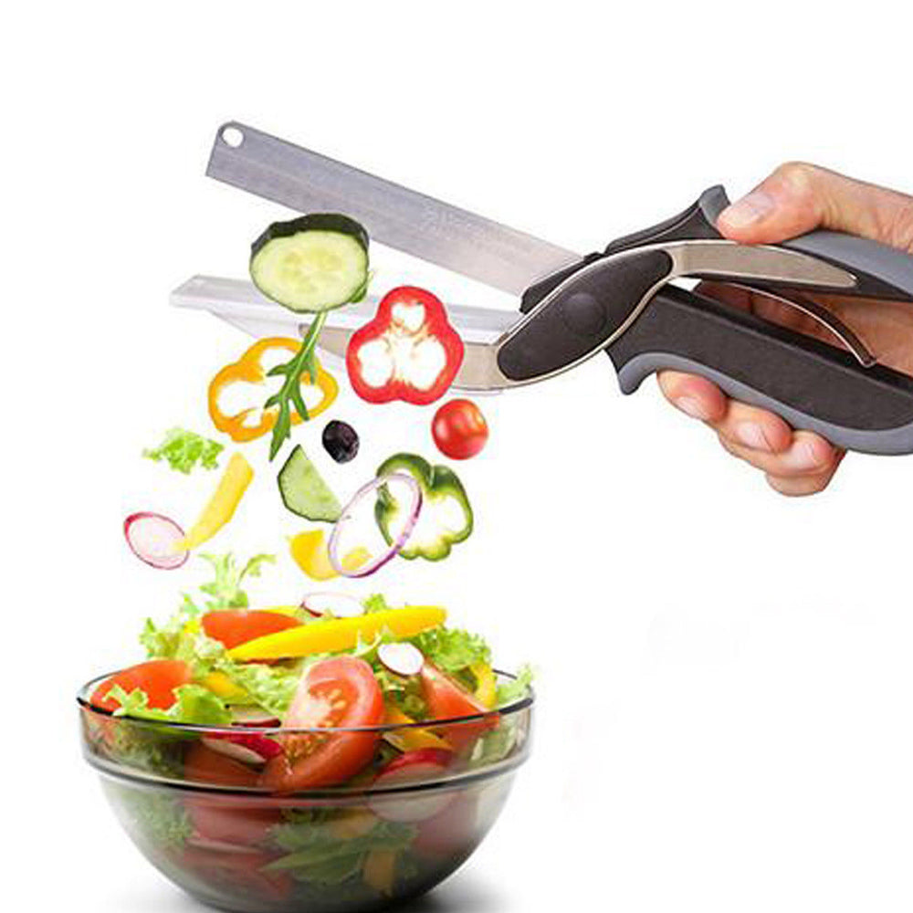 2-In-1 Food Chopper Kitchen Scissors