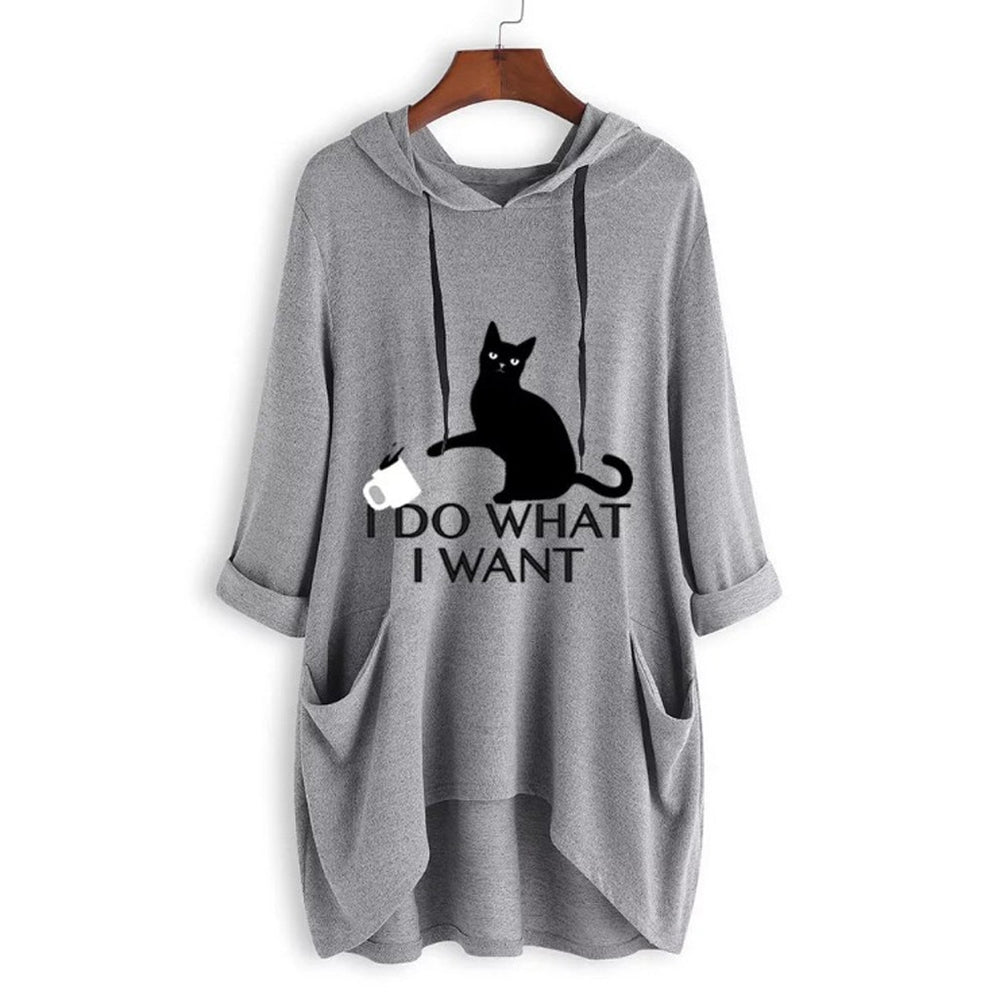 Cat Ear Hooded T-Shirt