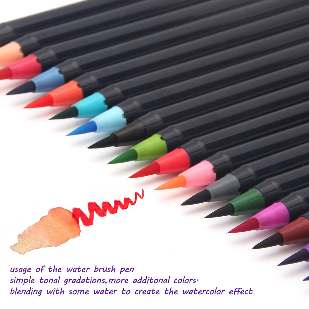 Elton - Watercolor Brush Pens ( 20 Piece Set )