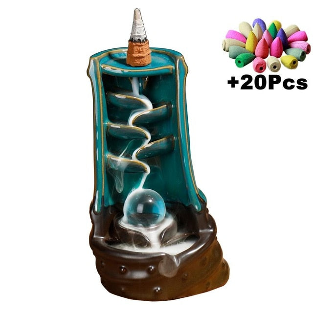 ZEN Mountain Waterfall Incense Holder