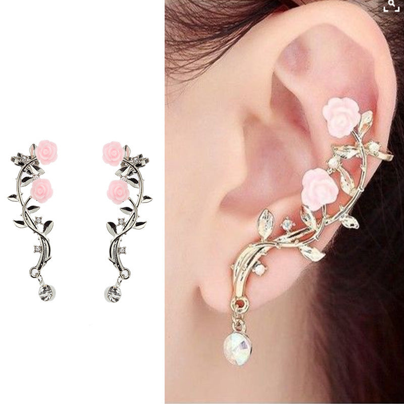 Ivy -  Creeping Flower Earrings