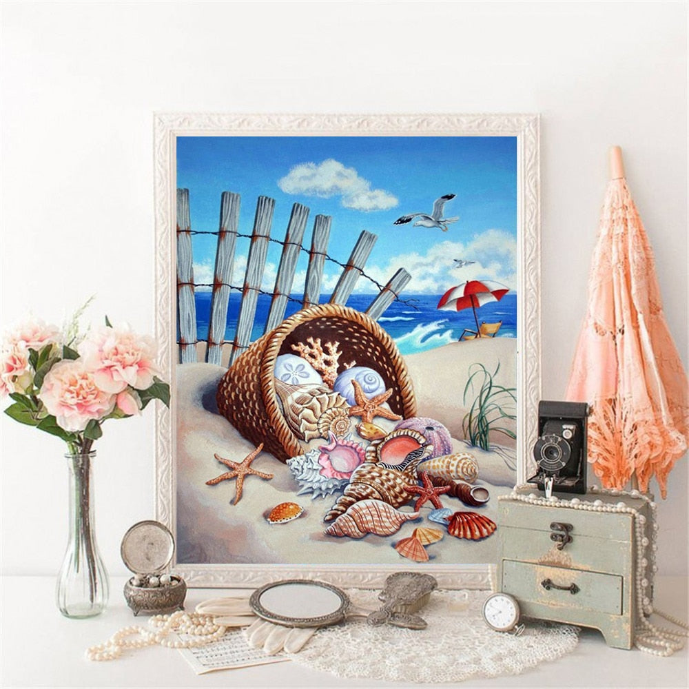 
                  
                    Beach Shells  Diamond Painting Kit
                  
                