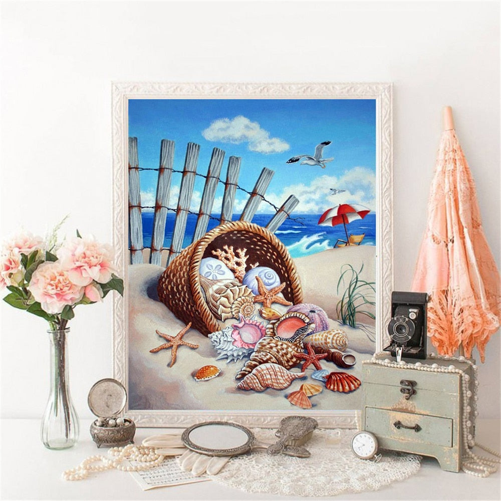 Beach Shells  Diamond Painting Kit