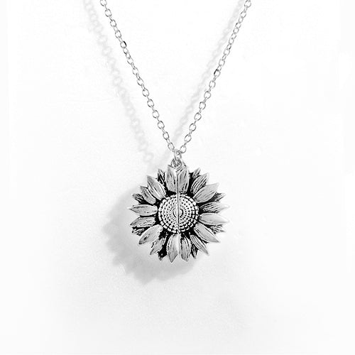 You Are My Sunshine - Sunflower Pendant Necklace