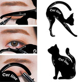 Kitten - Cat Eyeliner Stencil Template For Women (2pcs)