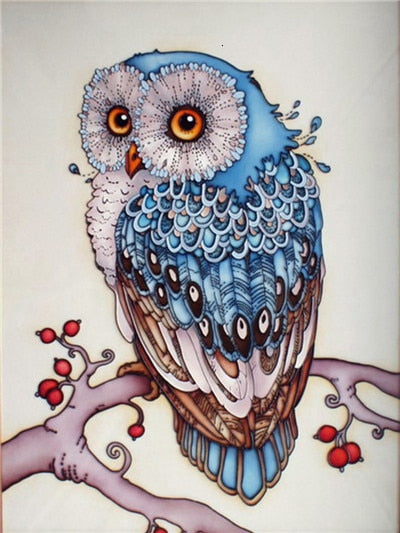 The Embroidery Owl - Diamond Painting Kit