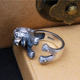 Labrador Dog Sterling Silver Ring