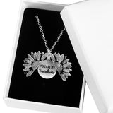 You Are My Sunshine - Sunflower Pendant Necklace