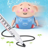 Run On The Drawn Line Pig Toy