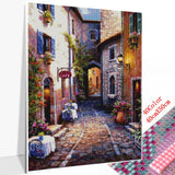 Cafe Street - Diamond Painting Kit