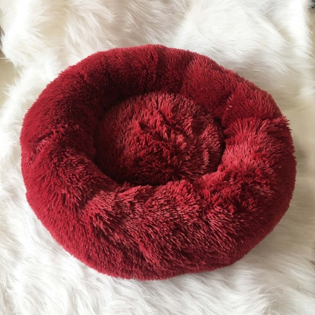 Round Plush Pet Bed