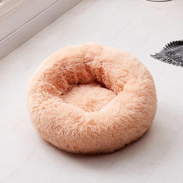 Round Plush Pet Bed