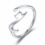 Cat Tail 925 Sterling Silver Ring