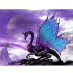 Purple Dragon - Diamond Painting Kit