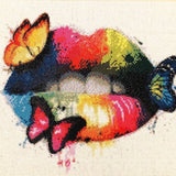 Butterfly Lips - Diamond Painting Kit