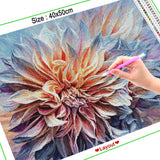 Ethereal Dahlia Flower - Diamond Painting Kit
