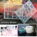 DIY Crystal Glue Jewelry Mold Set 83 Pcs Set