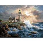 Ocean Lighthouse - Diamond Painting Kit
