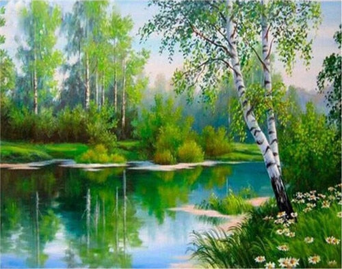 Green Paradise Diamond Painting Kit