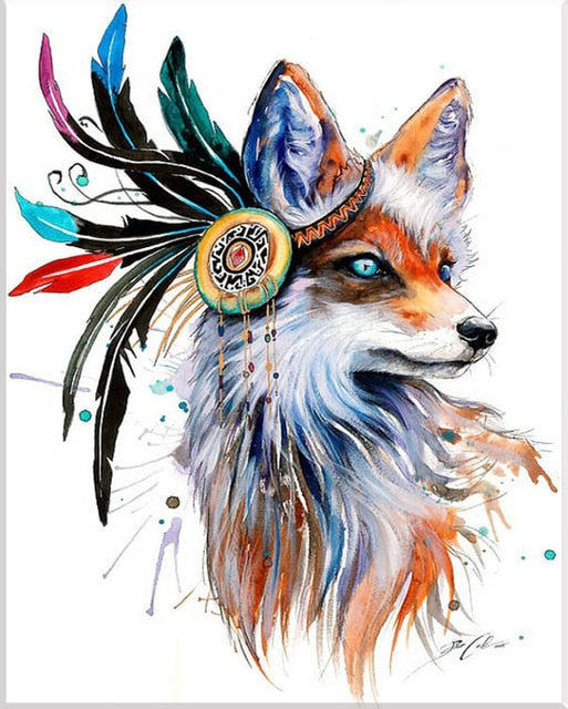 Animal Colorful Paintings - Diamond Painting Kit
