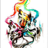 Dogs & Wolf Colorful Paintings - Diamond Painting Kit