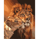 Lion Family - Paint By Number Kit
