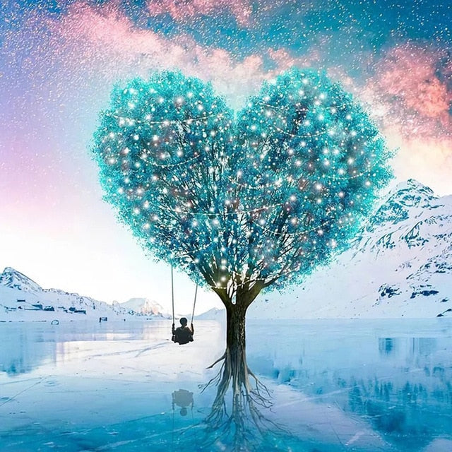 Love Tree - Diamond Painting Kit