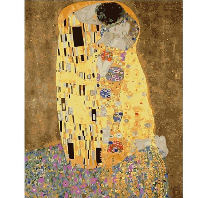 Gustav Klimt's The Kiss - Paint By Number Kit