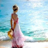 Seaside Woman - Paint By Number Kit