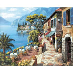 Cafe By Sea - Paint By Number Kit