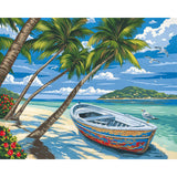 Boat Beach - Paint By Number Kit