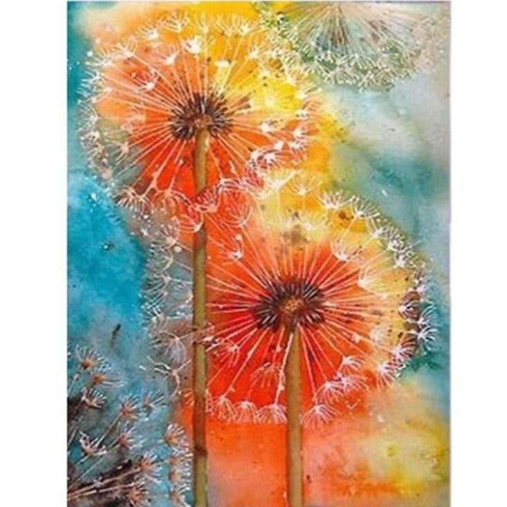 Artistic Dandelion  Diamond Painting Kit