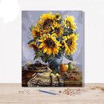 Sunflower Glow - Paint By Number Kit
